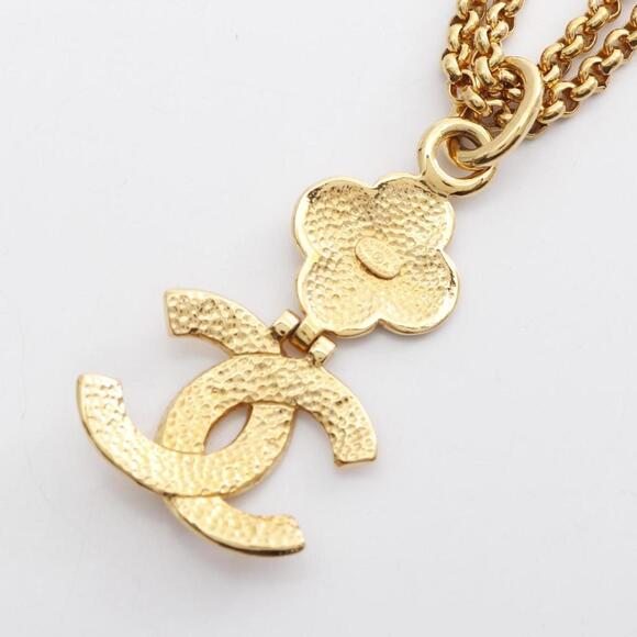 CHANEL Gold Logo Necklace - Picture 3 of 9